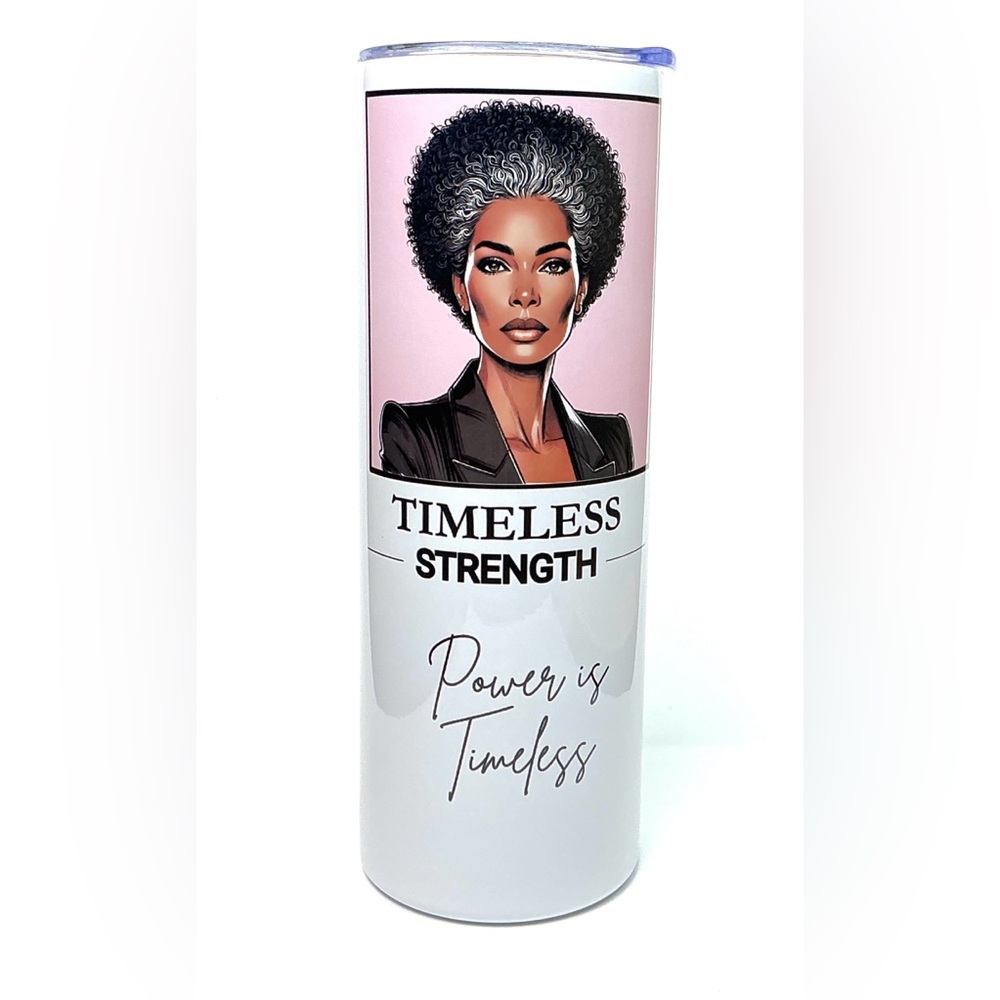 Timeless Strength Tumbler  – 20 oz tumbler with Gift Box and Straw